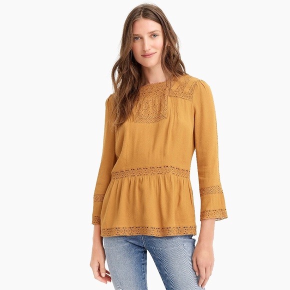 J. Crew Point Sur lacey top